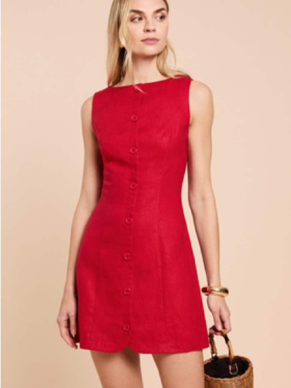 Selene Linen Dress from Few moda